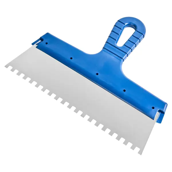 Шпатель зубчатый Интек 10108-250-006 250 мм, нержавеющая сталь, зуб 6x6 мм