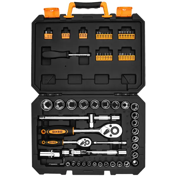 Набор инструментов для авто Deko DKMT72-1, 72 шт.