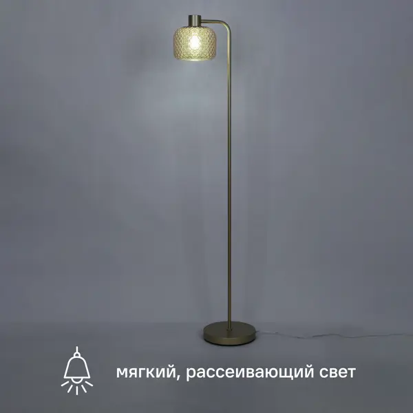 Торшер KREAFORTA Edesa цвет золотой