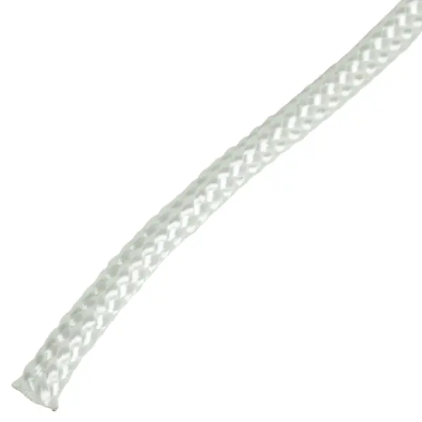 Веревка полиамидная 4 мм на отрез цвет белый