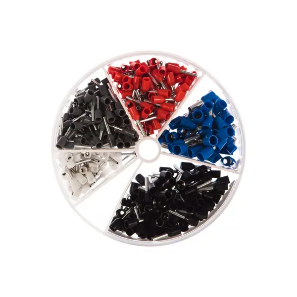 Наконечник НШВИ-1 0.5-2.5 мм² цвет разноцветный 450 шт.