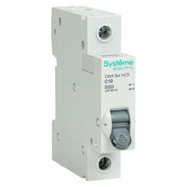 Автоматический выключатель Systeme Electric City9 Set C9F36110 1P С10 А 6 кА