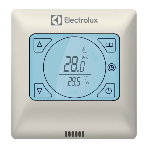 Терморегулятор для теплого пола Electrolux ETT-16 электронный программируемый цвет слоновая кость