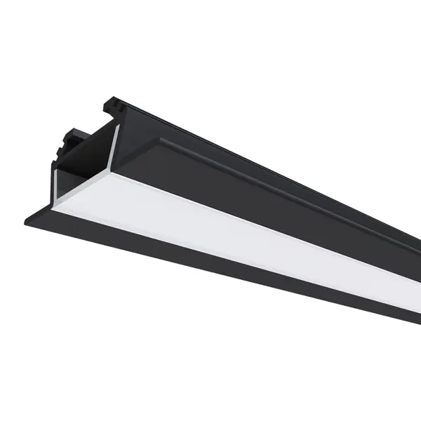 Профиль угловой Apeyron для светодиодной ленты алюминиевый 10 мм 1 м накладной цвет черный