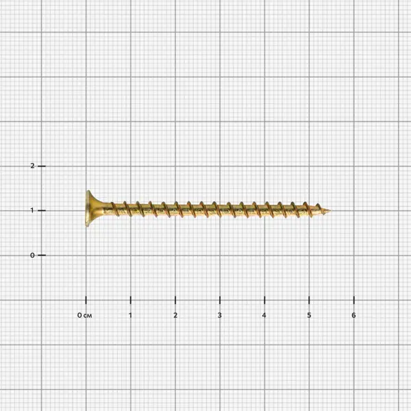 Саморезы по дереву Dilwis оцинкованные 3.5x55 мм на вес