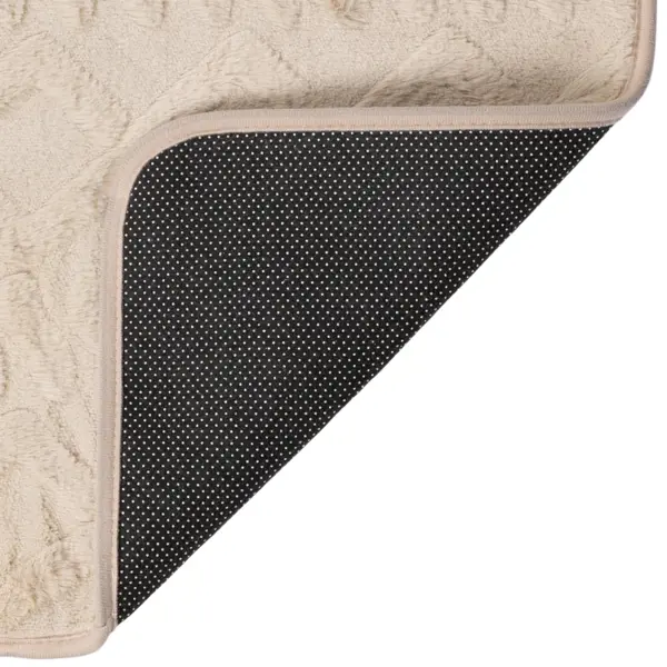 Коврик для туалета Swensa Warm 50x50 см цвет бежевый