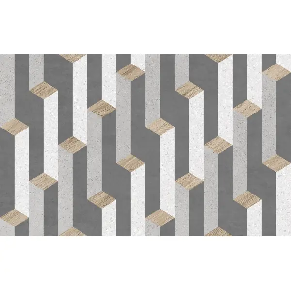 Настенная плитка Шахтинская Плитка Урбан низ 02 25x40 см 1.4 м² цвет разноцветный