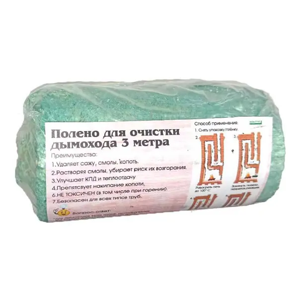 Полено для чистки дымохода Мини 0.47 кг