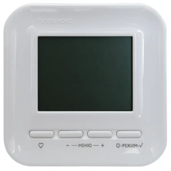 Терморегулятор для теплого пола Теплолюкс 515 электронный белый