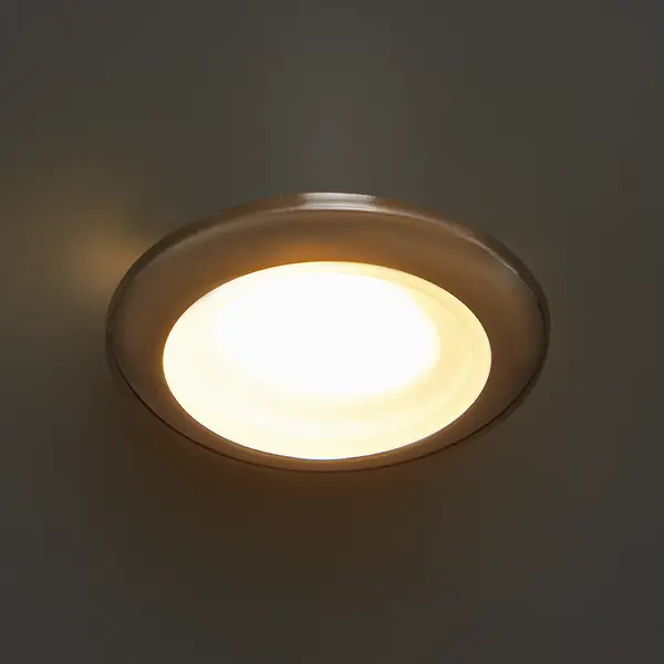 Спот встраиваемый влагозащищенный Inspire Auribail светодиодный под отверстие 70 мм цвет хром