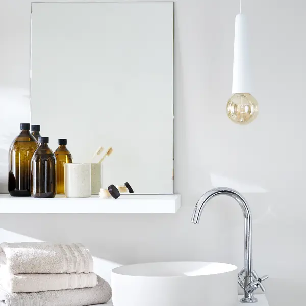 Светильник подвесной для ванной комнаты Inspire Мах Моно 1 лампа влагозащищенный цвет белый