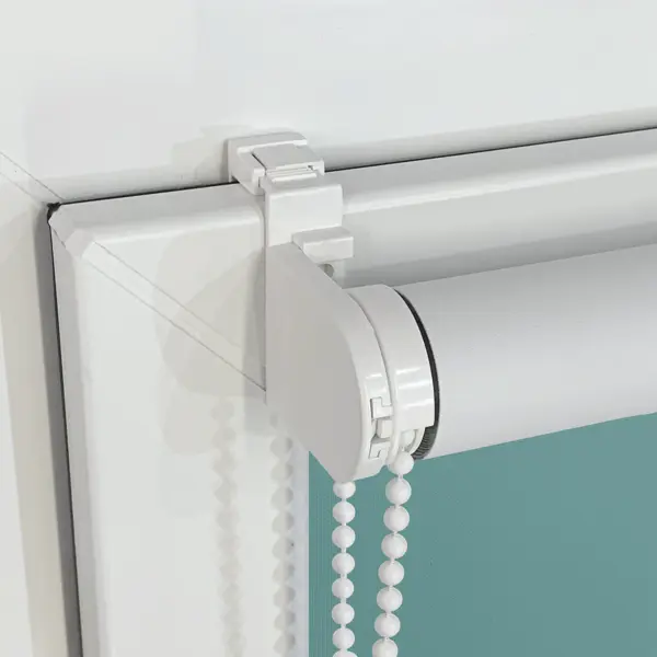 Штора рулонная блэкаут Inspire Santos 40x160 см бирюзовая Celadon 2