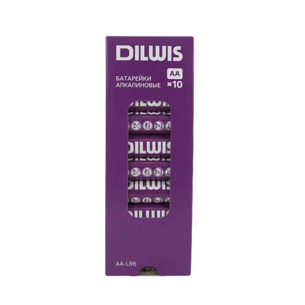 Батарейка алкалиновая DILWIS LR06 AA 10 шт