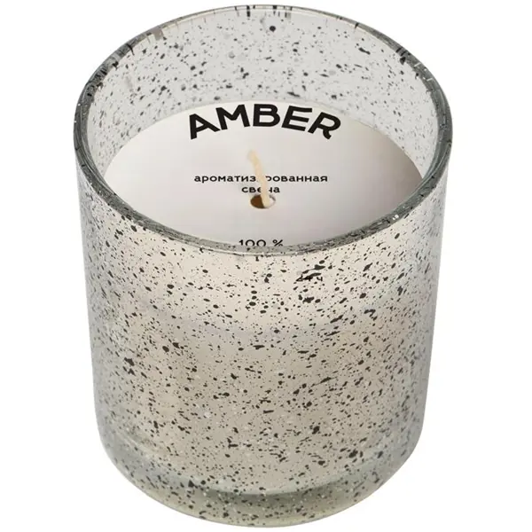 Свеча ароматическая Amber 8 см цвет разноцветный
