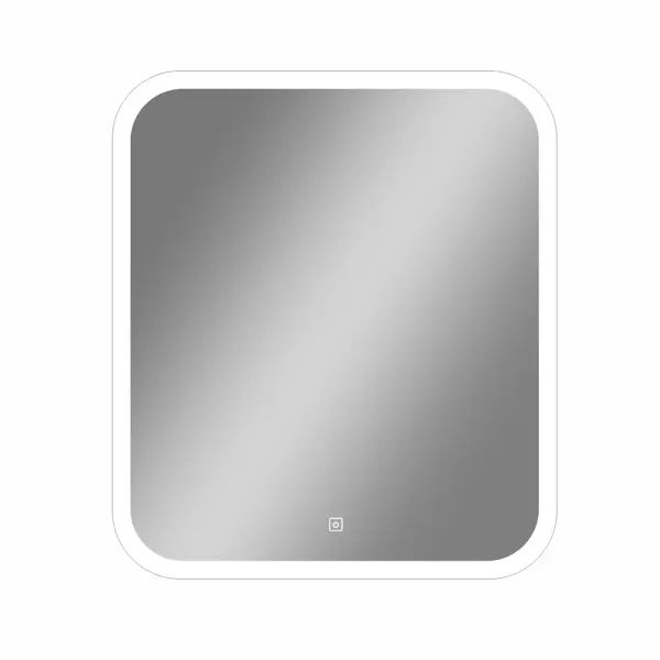 Зеркало для ванной Light Led с подсветкой 50x60 см цвет белый