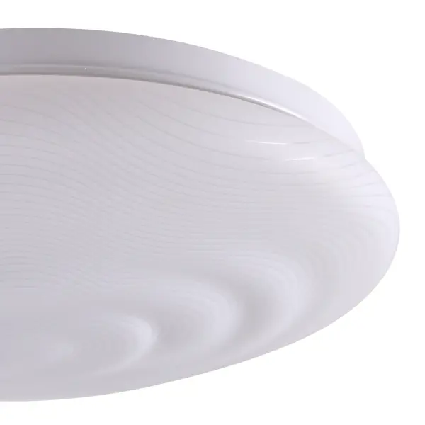 Светильник настенно-потолочный светодиодный влагозащищенный Inspire Flow с пультом управления 7 м² цвет белый