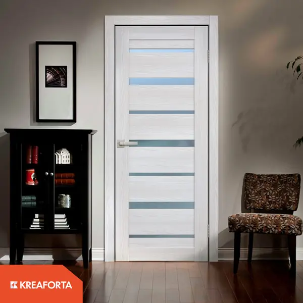 Комплект наличников дверных телескопических KREAFORTA Акация 2070x70x28 мм Hardflex цвет бежевый (5 шт.)
