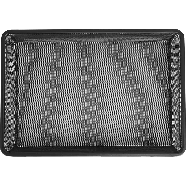 Корзина мелкосетчатая НСХ 52.9x8.5x36.5 см сталь цвет чёрный