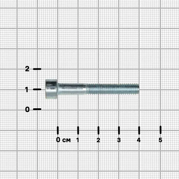Винт DIN 912 6x50 мм оцинкованный 8 шт.