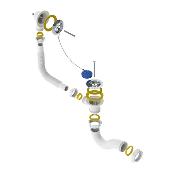 Сифон для ванны Акватер V110 с выпуском