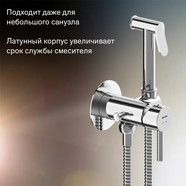 Гигиенический душ Damixa Rowan 213110000LM набор со смесителем цвет хром
