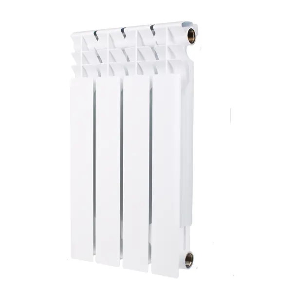 Радиатор секционный Equation Bimetal 500/80 4 секции боковое подключение биметалл белый