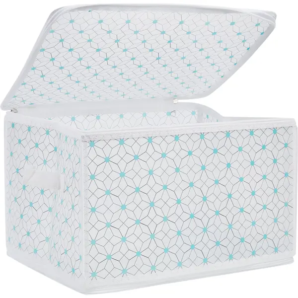 Коробка для хранения с крышкой Handy Home Калейдоскоп 30x25x42 см пластик цвет прозрачный