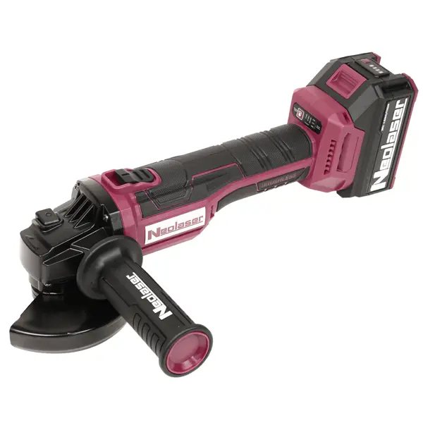 УШМ аккумуляторная Neolaser NAG125ACCUM2, 20 В Li-ion 2x4 Ач, 125 мм
