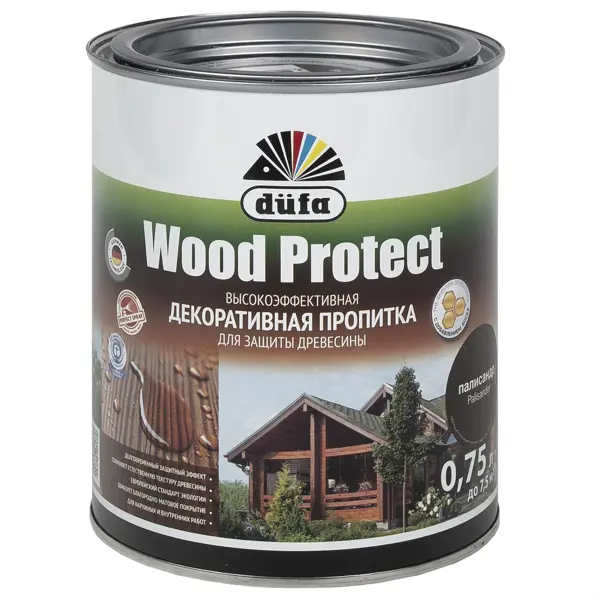 Антисептик Dufa Wood Protect цвет палисандр 0.75 л