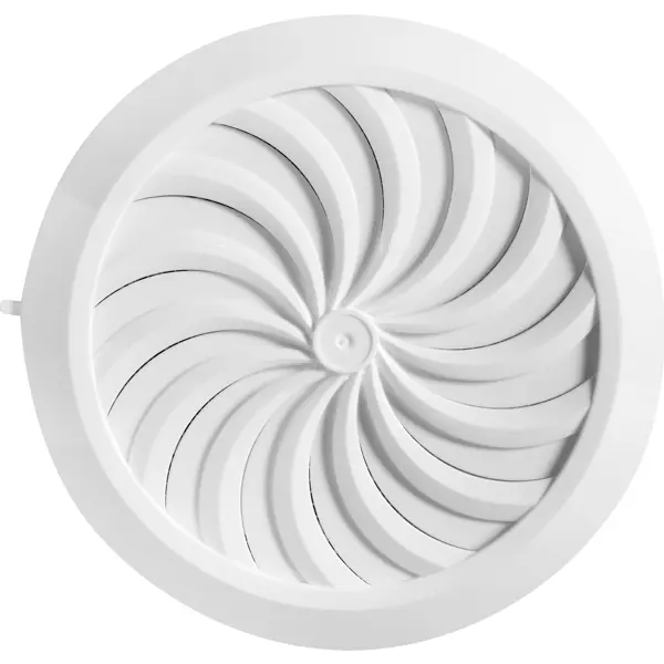 Решётка вентиляционная Equation D100/150 мм 180 мм полистирол цвет белый