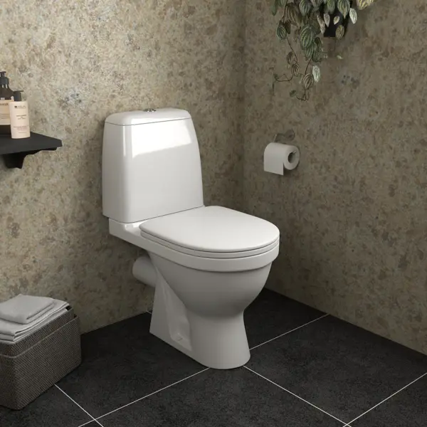 Унитаз-компакт Rosa Сенатор двойной смыв цвет белый