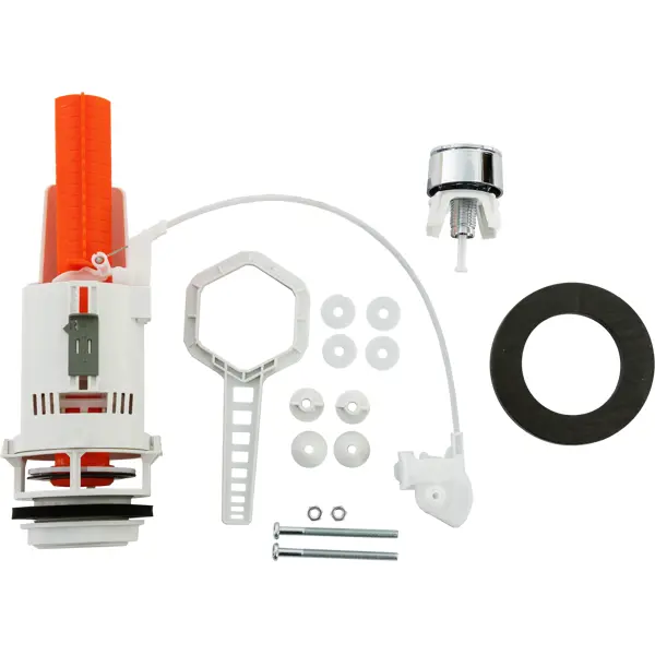 Сливной клапан для бачка Equation кнопка 2 режима хром