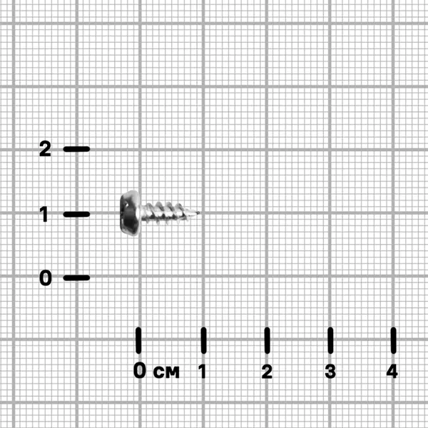 Саморезы по металлу Standers острые оцинкованные 3.5x9.5 1 кг