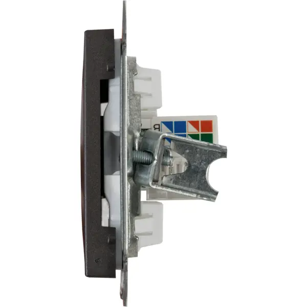 Розетка компьютерная встраиваемая Systeme Electric W59 Deco RJ45 UTP cat 5e цвет графит