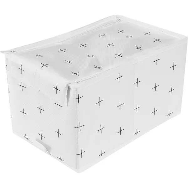 Короб для хранения Spaceo 18x16.5x28 см полиэстер цвет белый