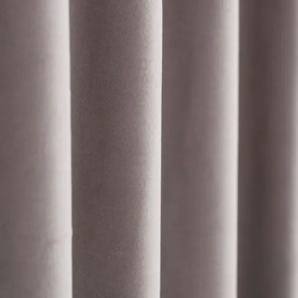Штора на ленте 140x270 см цвет серо-коричневый