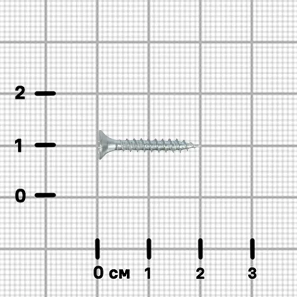 Саморезы универсальные DILWIS потайные острые оцинкованные 3x20 мм 100 шт.