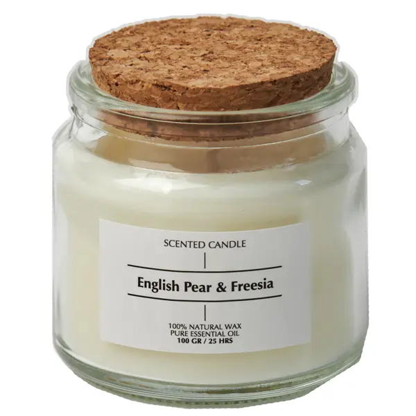 Свеча ароматизированная English Pear&Freesia прозрачный 6 см