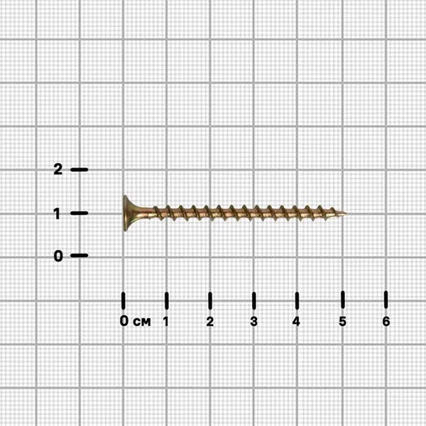 Саморезы по дереву DILWIS потайные острые оцинкованные 3.5x51 мм 120 шт.