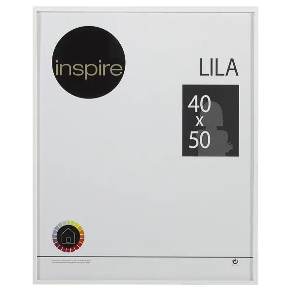 Рамка Lila 40x50 см цвет белый