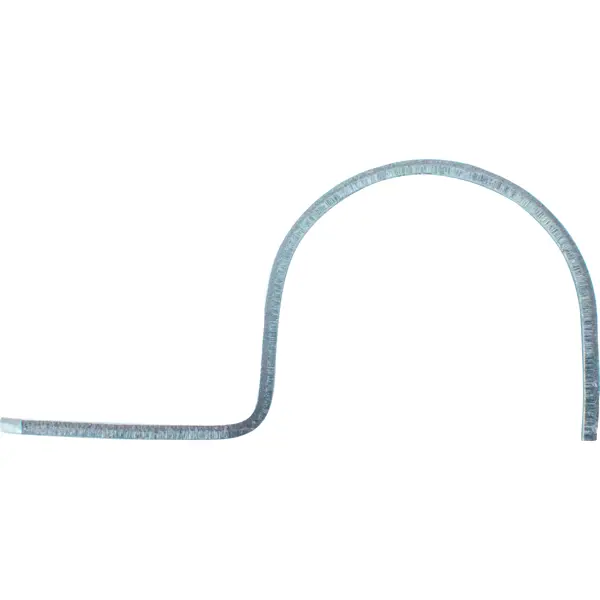 Скоба однолапковая Крепко-накрепко оцинкованная 25 мм 4 шт.