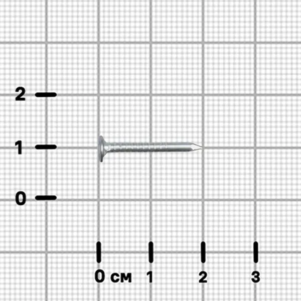 Гвозди толевые 2x20 мм 0.2 кг