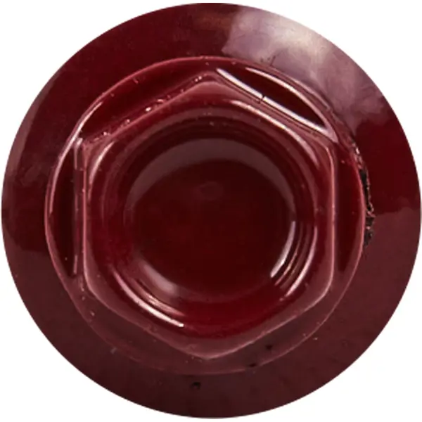 Саморезы кровельные по металлу Standers с пресс-шайбой RAL3005 5.5x32 8 шт.