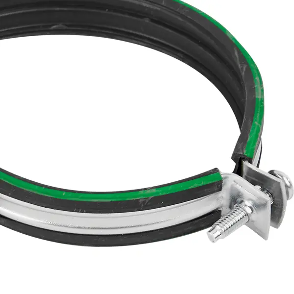 Хомут для труб Mayer 4" ø108-116 мм со шпилькой 10x100 и дюбелем гайка М10