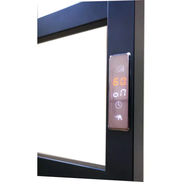 Полотенцесушитель электрический Арго Соренто гранд 400x600 мм 125 Вт с терморегулятором лесенка цвет черный