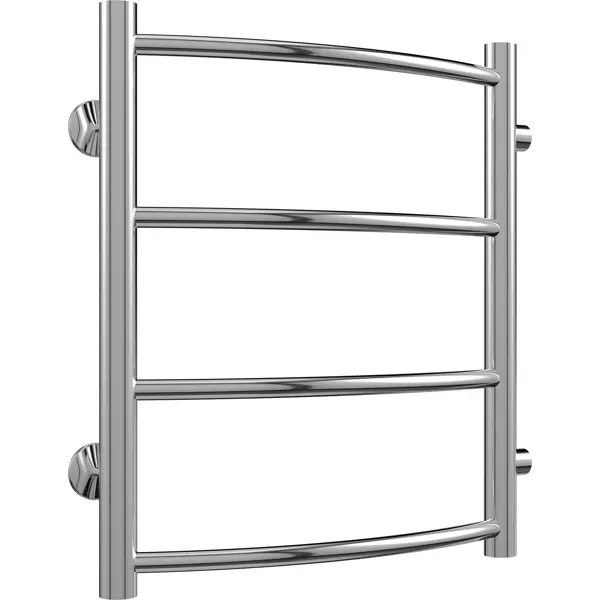 Полотенцесушитель водяной лесенка Equation 45x50 см боковая подводка 1/2"x3/4" нержавеющая сталь цвет хром