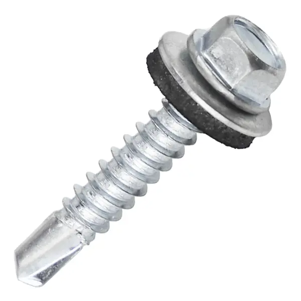 Саморезы кровельные по металлу DILWIS с пресс-шайбой 5.5x32 мм 80 шт.