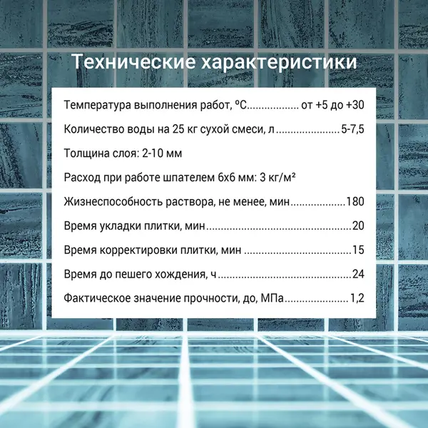Клей для плитки и камня C1T Unis Белфикс 25 кг