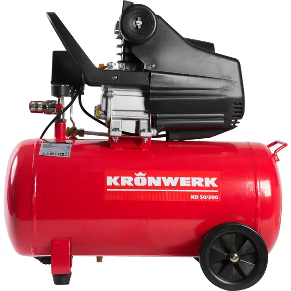 Компрессор масляный Kronwerk KD 50/200, 50 л 198 л/мин. 1.5 кВт
