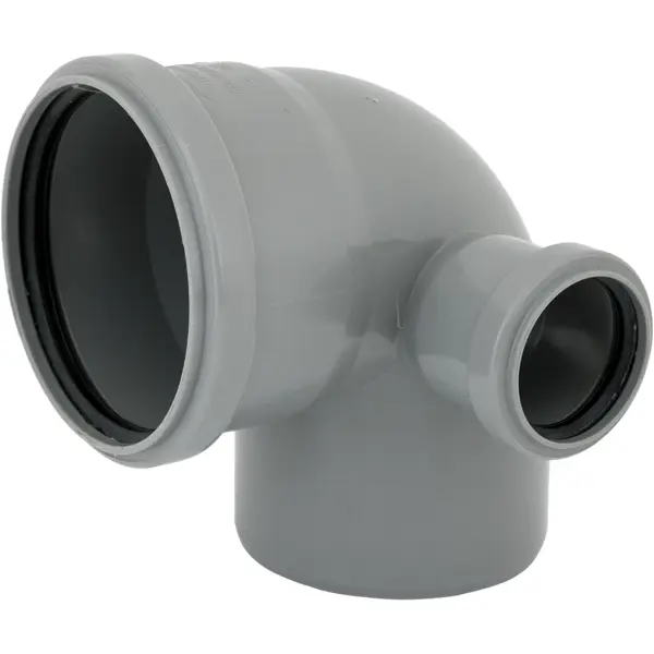 Отвод 87° Контур Стандарт 110 мм с правым выходом 50 мм полипропилен